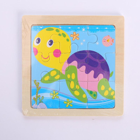 Drvena puzzla - slagalica za decu kornjača ( 315155 )