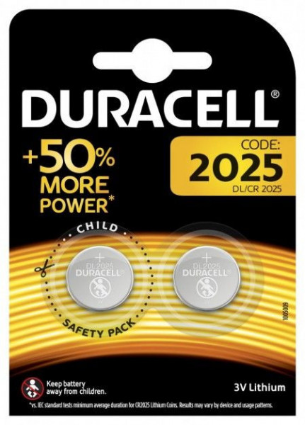 Duracell Coin LM 2025 2kom baterija ( 508197 )