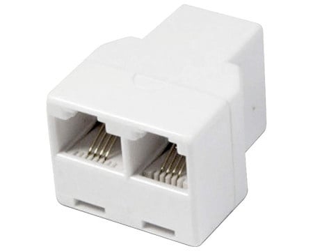 E-green RJ-45 8/8 razdelnik (F/2F) -1