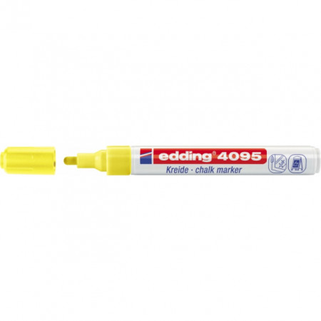 Edding marker za staklo chalk E-4095 2-3mm žuta ( 08M4095G ) - Img 1