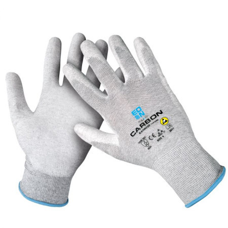 Eon Carbon zaštitne rukavice, ugljenična vlakna/pu, bele boje veličina 11 ( 1010410244601110 )
