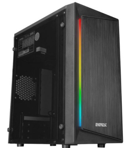 Everest Blazon Peak bez PSU, Acrylic Panel Gaming RGB Kuciste