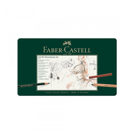 Faber Castell pitt monochrome set za crtanje 1/33 112977 ( C464 ) - Img 1