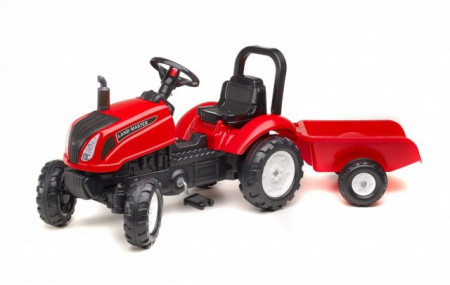 Falk Toys Traktor Land Master sa prikolicom - crveni ( 3081ad ) - Img 1