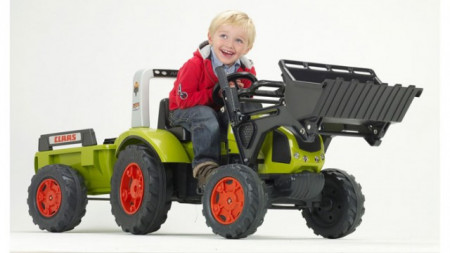 Falk Toys Traktor na pedale sa prikolicom i kašikom 1040m - Img 1
