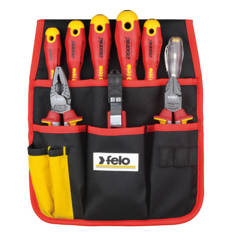 Felo set alata za električare Ergonic VDE SL/PH 9 kom u torbi za pojas ( 41399504 ) - Img 1