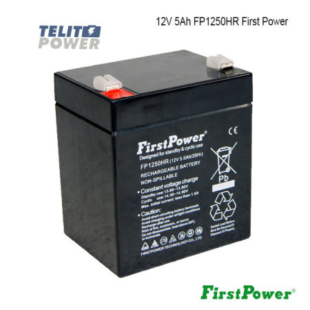 FirstPower 12V 5Ah FP1250HR terminal T2 ( 0351 )