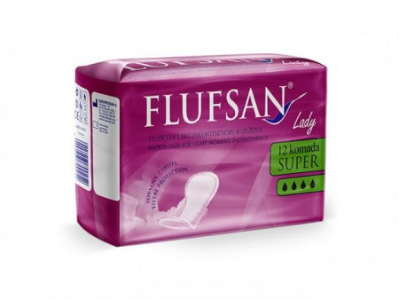 Flufsan lady super ulošci inkontinenciju 12kom ( A006177 ) - Img 1
