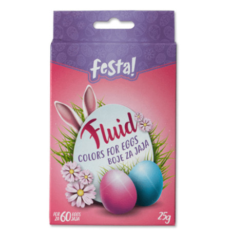 Fluid, boja za jaja, tečna, 5K, miks ( 730020 )
