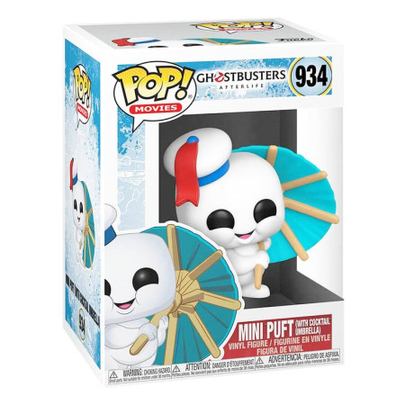 Funko POP Movies: Ghostbusters Afterlife - Mini Puft W/ Cocktail Umbrella ( 053916 )
