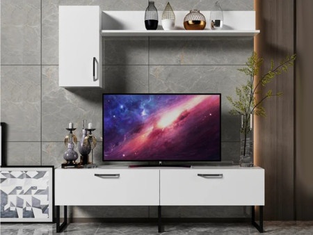 Futrix Tv komoda Premium belo metalne noge ( 34975 ) -1