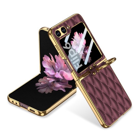 Futrola rhombus za samsung f741b galaxy z flip 6 5g bordo (gkk case) ( F116925 )