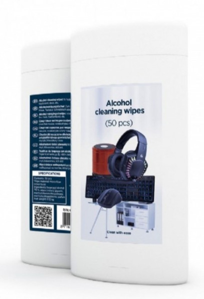 Gembird alcohol cleaning wipes microfiber 50 kom ( CK-AWW50-01 )