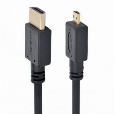 Gembird HDMI male to micro D-male black kabl 1.8m CC-HDMID-6 - Img 1