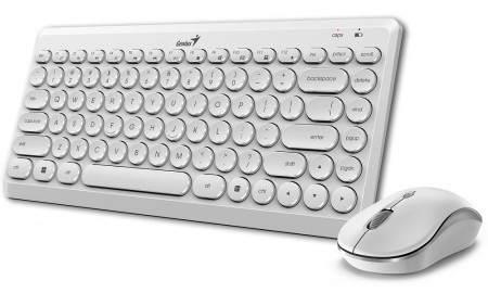 Genius LuxeMate Q8000,SER,white,2.4GHZ tastatura+miš - Img 1