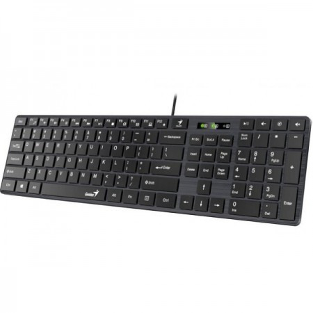 Genius SlimStar C126,BLK,USB,US GK-210003 tastatura