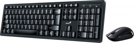 Genius smart tastatura + miš KM-8200, BLK,USB,SER