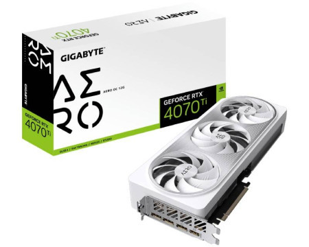 Gigabyte nVidia GeForce RTX 4070 Ti aero OC 12GB GV-N407TAERO OC-12GD grafička kartica