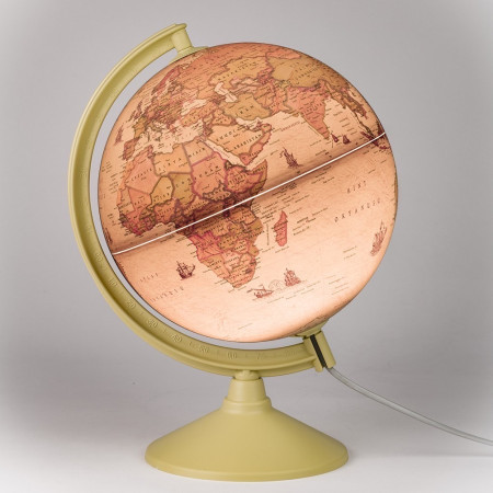 Globus svetleći antique 30cm na srpskom jeziku ( 897025 )