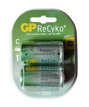 GP ReCyko+ C.HR14 1.2V 2600mAh punjive baterije ( LR14GP/Z )