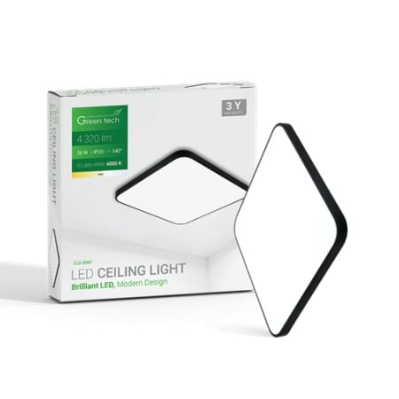 Green tech led plafonjera 36w 4000k precnik 48x48cm ( CLD-8907 )