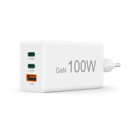 Hama brzi punjac, gan, 2x usb-c pd, 1x usb-a, 100w beli ( 201997 )