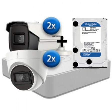 HikVision set za video nadzor 21-70 HD/4ch/5MPx/Dome+Bullet/1TB ( 019-0048 )