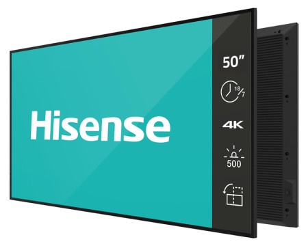 Hisense 50 inča 50GM50D 4K UHD 500 nita Digital Signage Display - 18/7 Operation -2