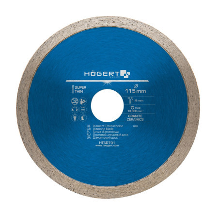 Hogert rezni dijamantni disk 115 mm ( HT6D701 ) - Img 1