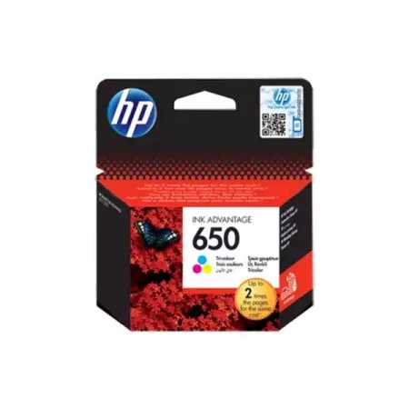 HP 650 CZ102AE Color Kertridž