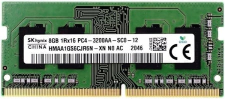 Hynix 8gb 3200mhz hmaa1gs6cjr6n-xn bulk ram sodimm ddr4 sk