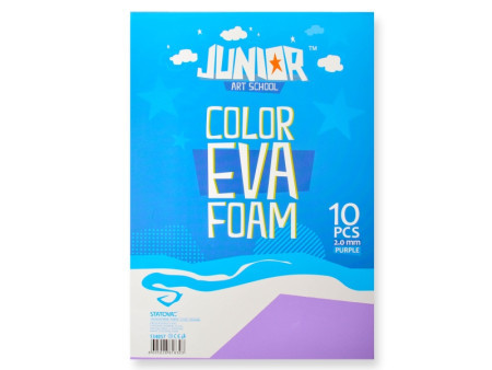 Jolly color foam, eva pena, ljubičasta, A4, 10K ( 134057 )