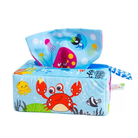 Jungle bebi igračka/kutija za vlažne maramice ( 321526 )