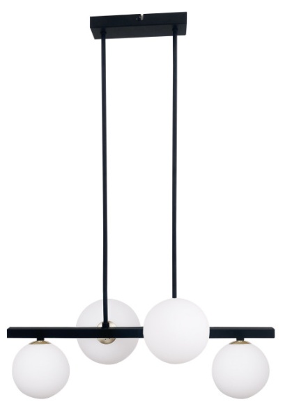 Kama Viseća Lampa Crno Zlatna 4x28W G9 ( 15038 )