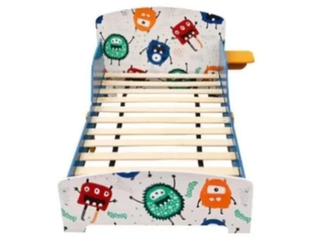 Kinder home dečiji drveni krevet sa zaštitom šareni ( TF-6050 )