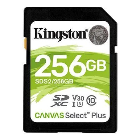 Kingston 256GB, SD canvas select plus UHS-I, U3, V30 ( SDS2/256GB )