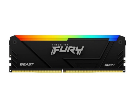 Kingston ddr4 32gb 3200mt/s kf432c16bb2a/32 fury beast rgb ram