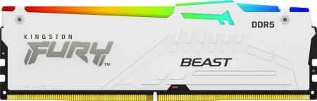 Kingston DDR5 16GB 5600MHz CL36 [fury beast] white RGB EXPO memorija ( KF556C36BWEA-16 )