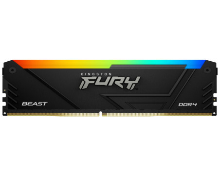 Kingston DIMM DDR4 8GB 3600MT/s KF436C17BB2A/8 fury beast RGB black XMP memorija - Img 1