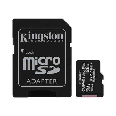 Kingston micro SD 128GB SDCS2/128GB + sd adapter