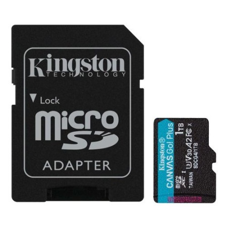 Kingston uhs-I u3 v30 a2 microsd 1tb, canvas go! Plus, class10 ( sdcg4/1tb )