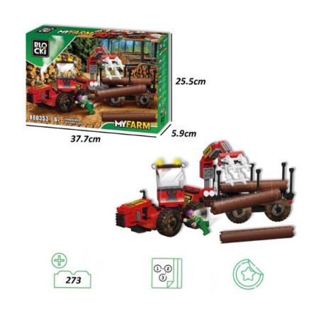 Kocke blocki - traktor sa dodacima 273pcs ( 76/0353 )