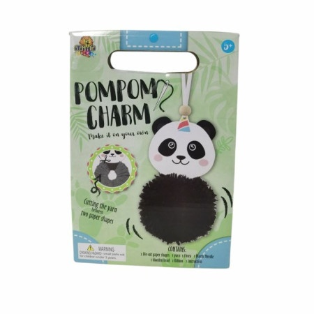 Kreativni set napravi svoj privezak za kljuceve panda pompom ss-19-6004 ( 63/71373 )