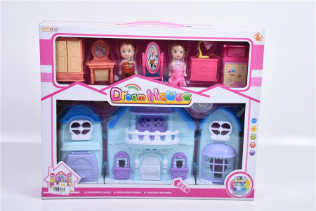 Kućica za lutke sa nameštajem ( 410166 ) - Img 1
