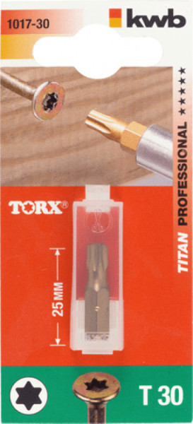 KWB titan nastavak za odvijač torx T30, SB ( KWB 49101730 ) - Img 1