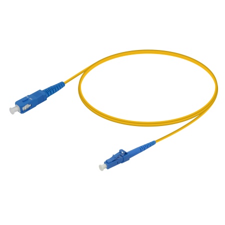 LanPlus Patchcord LC/UPC-SC/UPC SM G.657.A1, Simplex 3.0mm 0.5m ( 5751 )