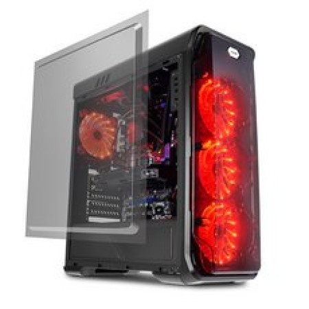 Lc power gaming 988b-on red typhoon black tower ( 15519 )