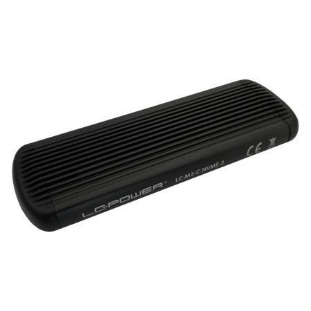 Lc power lc-m2-c-nvme-2 enclosure for nvme m.2 ssd usb3.2 gen.2x1 type c black Hdd ssd rack ( 21618 )