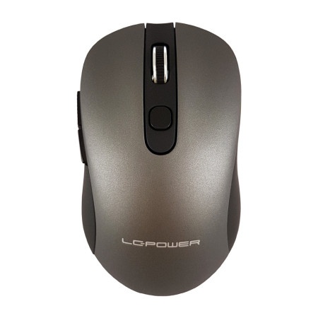 Lc power lc-m718gw mouse optical compact 2.4ghz wireless 800/1200/1600dpi black/antracit mouse usb wireless ( 20550 )