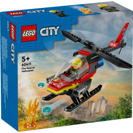 Lego city fire fire rescue helicopter ( LE60411 )